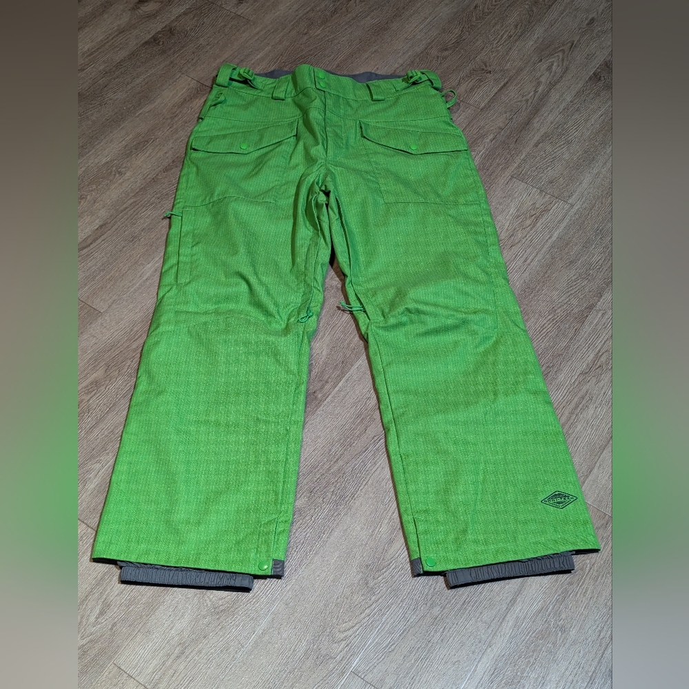 Columbia Green Cargo Snow Pants